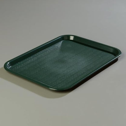 Carlisle Cafe Tray, Fast Food Restaurant Tray, 12 x 16, 1 Ct, Forest Green