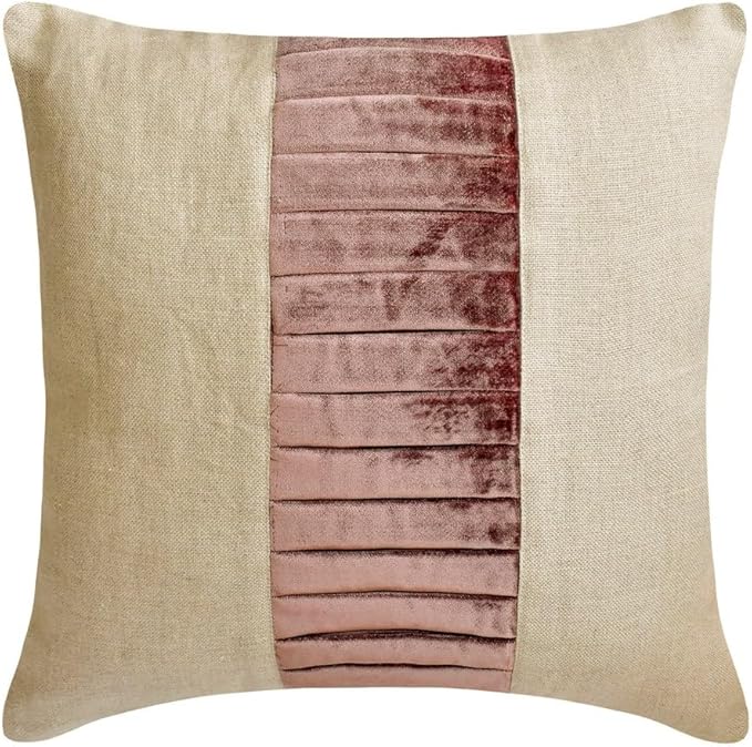 The HomeCentric King/Queen/Twin Purple Luxury CA King 86"x18" Bed Runner with One Pillow Cover, Patchwork, Pintucks Bed Scarf on Velvet Fabric - Layer by Layer