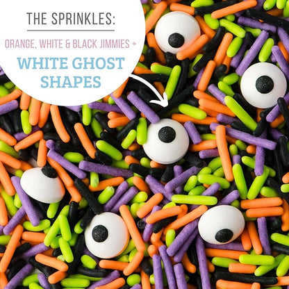 Sweets Indeed Halloween Frosting Decorating Kit with Sprinkles, 11.31 ounces